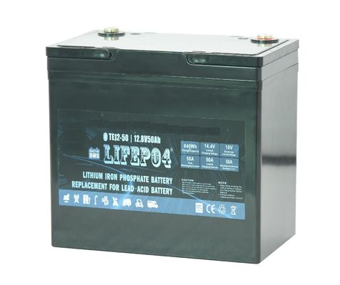 ABS 가지고 다닐 수 있는 보조 전력 리튬 배터리 Lifepo4 12v 50ah