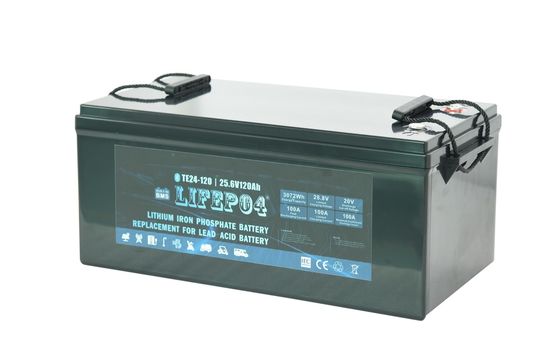 보조 전력을 위한 가지고 다닐 수 있는 24V 100AH Lifep04 리튬 배터리