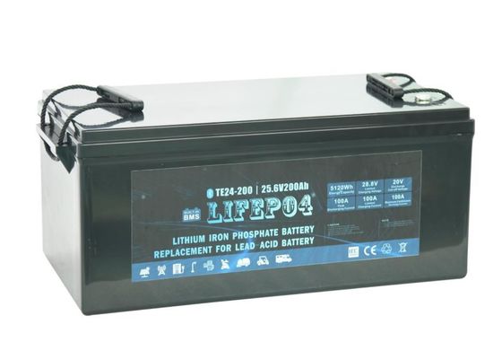 24V 120AH 가지고 다닐 수 있는 Lifepo4 배터리 ABS Li Fe 인산 광물 배터리