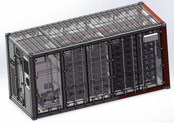 Lifepo4 51.2v 베스 전원 시스템 500 kw 에너지 저장 ESS