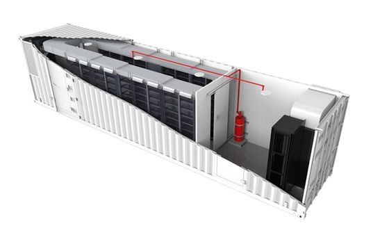 1.37 MWH ESS 건전지 팩에 대한 MWH 베스 배터리 에너지 저장 시스템 500 킬로와트시