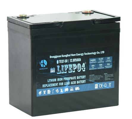 25.5kg Lifepo4 UPS 배터리 전압 12V 최대 충전 전류 50A 500Ah