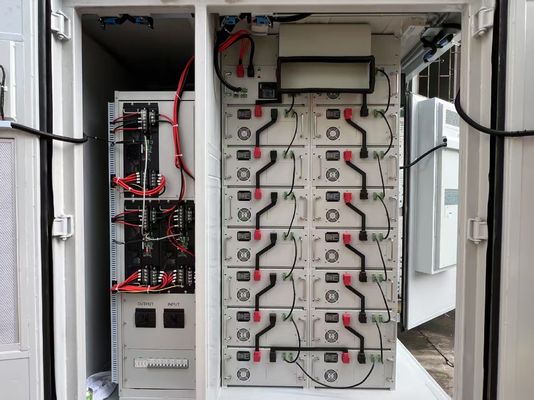 배송 AC400V 등급 BESS 배터리 에너지 저장 시스템 고 온도 허용 및 리?? 이온 배터리 기술